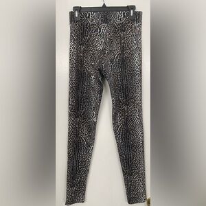 Chiara Boni La Petite Robe Leopard Print Pant Brown & Black Pant Size US 6